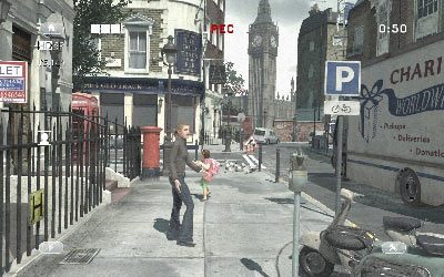 Po krótkich oględzinach zostaniesz przeniesiony w skórę pewnego ojca filmującego na ulicach Londynu żonę z córką - I- Mind the Gap | Opis przejścia gry | Call of Duty Modern Warfare 3 - Call of Duty: Modern Warfare 3 - opis przejścia i operacje specjalne - poradnik do gry
