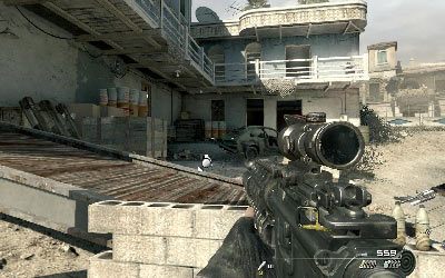 Zacznij przedzierać się z oddziałem przez kolejne umocnienia - II- Return to Sender | Opis przejścia gry | Call of Duty Modern Warfare 3 - Call of Duty: Modern Warfare 3 - opis przejścia i operacje specjalne - poradnik do gry