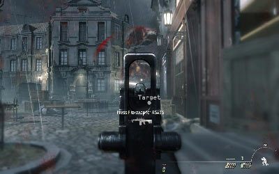 Następnie skieruj się na prawą stronę placu, gdzie znajduje się rakietnica - II- Eye of the Storm | Opis przejścia gry | Call of Duty Modern Warfare 3 - Call of Duty: Modern Warfare 3 - opis przejścia i operacje specjalne - poradnik do gry