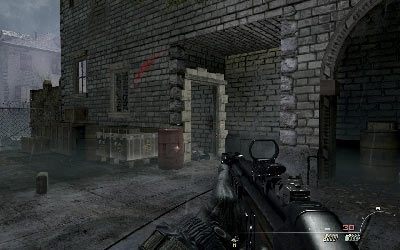 Opuść budynek, a kiedy Price wda się w walkę z wrogami nie dołączaj do niego tylko udaj się do przejścia z prawej - III- Stronghold | Opis przejścia gry | Call of Duty Modern Warfare 3 - Call of Duty: Modern Warfare 3 - opis przejścia i operacje specjalne - poradnik do gry