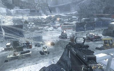 W końcu dotrzesz do drzwi prowadzących na zewnątrz - III- Down the Rabbit Hole | Opis przejścia gry | Call of Duty Modern Warfare 3 - Call of Duty: Modern Warfare 3 - opis przejścia i operacje specjalne - poradnik do gry