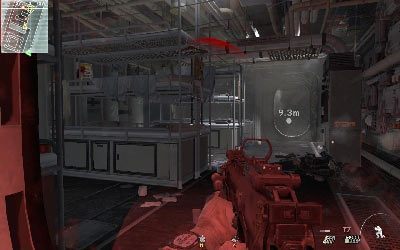 Zacznij kierować się w stronę wskazanego przez znacznik wyjścia jednocześnie rozprawiając się z wrogami na twojej drodze - Over Reactor | Operacje Specjalne | Call of Duty Modern Warfare 3 - Call of Duty: Modern Warfare 3 - opis przejścia i operacje specjalne - poradnik do gry