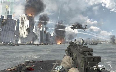 Kiedy dotrzesz w wyznaczony punkt poczekaj chwilę, aż przyleci po ciebie śmigłowiec - Over Reactor | Operacje Specjalne | Call of Duty Modern Warfare 3 - Call of Duty: Modern Warfare 3 - opis przejścia i operacje specjalne - poradnik do gry