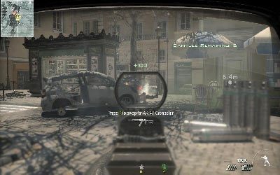 Teraz zza kiosku zaczną wybiegać przeciwnicy - Toxic Paradise | Operacje Specjalne | Call of Duty Modern Warfare 3 - Call of Duty: Modern Warfare 3 - opis przejścia i operacje specjalne - poradnik do gry