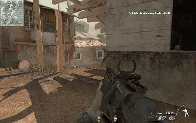 Kiedy teren będzie czysty ruszaj przed siebie trzymając się prawej strony, budynki zapewnią ci bowiem schronienie - Fatal Extraction | Operacje Specjalne | Call of Duty Modern Warfare 3 - Call of Duty: Modern Warfare 3 - opis przejścia i operacje specjalne - poradnik do gry