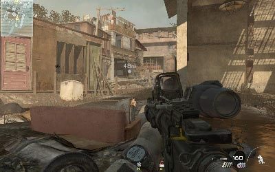 Opuść budynek i zacznij kierować się wzdłuż ulicy w stronę znacznika - Fatal Extraction | Operacje Specjalne | Call of Duty Modern Warfare 3 - Call of Duty: Modern Warfare 3 - opis przejścia i operacje specjalne - poradnik do gry