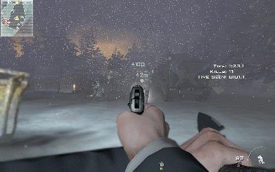 Potem podejdź trochę do trzech strażników przy ognisku i zastrzel ich szybko - Hostage Taker | Operacje Specjalne | Call of Duty Modern Warfare 3 - Call of Duty: Modern Warfare 3 - opis przejścia i operacje specjalne - poradnik do gry