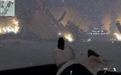 Jeżeli zacznie się zbliżać strażnik z góry, to zastrzel go, a potem szybko wykończ nożem dwóch wartowników z lewej - Hostage Taker | Operacje Specjalne | Call of Duty Modern Warfare 3 - Call of Duty: Modern Warfare 3 - opis przejścia i operacje specjalne - poradnik do gry