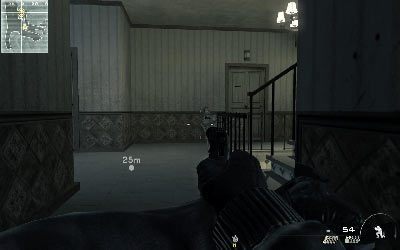 Za kolejnym narożnikiem z lewej będzie kolejny strażnik - Resistance Movement | Operacje Specjalne | Call of Duty Modern Warfare 3 - Call of Duty: Modern Warfare 3 - opis przejścia i operacje specjalne - poradnik do gry