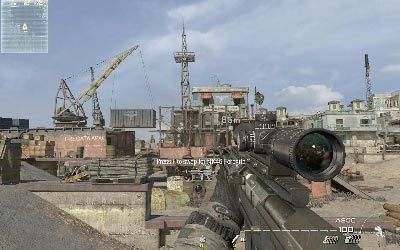 Wychylając się zza osłony zacznij eliminować wszystkich oponentów znajdujących się przed tobą - Smack Town | Operacje Specjalne | Call of Duty Modern Warfare 3 - Call of Duty: Modern Warfare 3 - opis przejścia i operacje specjalne - poradnik do gry