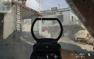 Od betonowych filarów posuwaj się w lewo eliminując po drodze wszystkich wrogów, którzy będą próbowali ci przeszkodzić - Smack Town | Operacje Specjalne | Call of Duty Modern Warfare 3 - Call of Duty: Modern Warfare 3 - opis przejścia i operacje specjalne - poradnik do gry