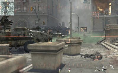 Po dotarciu na plac zacznij kierować się na szczyt schodów z prawej - Flood the Market | Operacje Specjalne | Call of Duty Modern Warfare 3 - Call of Duty: Modern Warfare 3 - opis przejścia i operacje specjalne - poradnik do gry