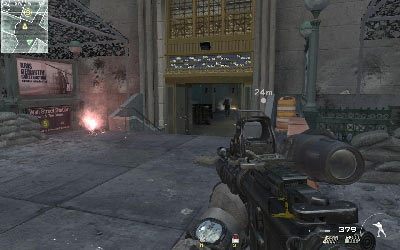 Kiedy teren będzie czysty udaj się w stronę wejścia do budynku z prawej strony - Flood the Market | Operacje Specjalne | Call of Duty Modern Warfare 3 - Call of Duty: Modern Warfare 3 - opis przejścia i operacje specjalne - poradnik do gry