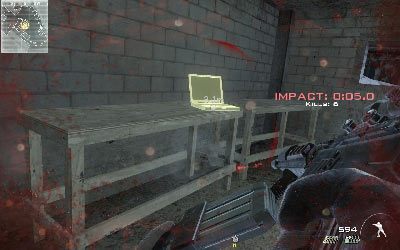 Przebiegnij szybko do pomieszczenia z lewej i włam się do komputera stojącego na stole - Fire Mission | Operacje Specjalne | Call of Duty Modern Warfare 3 - Call of Duty: Modern Warfare 3 - opis przejścia i operacje specjalne - poradnik do gry