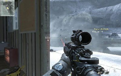 Po jego aktywowaniu daj się wykazać towarzyszowi, który powinien szybko zniszczyć pojazdy bojowe, jakie pojawią się na pobliskiej ulicy - Fire Mission | Operacje Specjalne | Call of Duty Modern Warfare 3 - Call of Duty: Modern Warfare 3 - opis przejścia i operacje specjalne - poradnik do gry