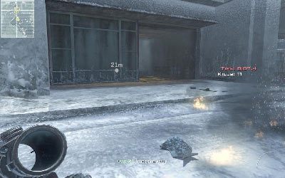 Kiedy droga będzie czysta przebiegnij przez nią i wbiegnij do bunkra - Fire Mission | Operacje Specjalne | Call of Duty Modern Warfare 3 - Call of Duty: Modern Warfare 3 - opis przejścia i operacje specjalne - poradnik do gry