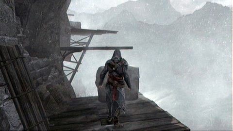 Gdy przejmiesz kontrolę nad bohaterem, przytrzymaj RT oraz A i cały czas biegnij za duchem swego przodka - Sekwencja 1 - A Sort of Homecoming (2) | Opis przejścia AC Revelations - Assassins Creed: Revelations - poradnik do gry