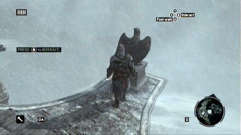 Gdy dotrzesz wreszcie do pomniku orła, zepchnij go przyciskiem B, a wylądujesz w kanałach - Sekwencja 1 - A Sort of Homecoming (2) | Opis przejścia AC Revelations - Assassins Creed: Revelations - poradnik do gry