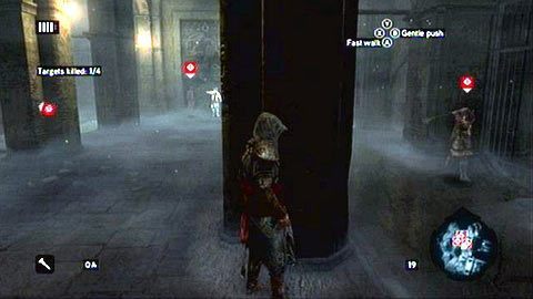 Reszty wrogów możesz pozbyć się w zwykłej walce lub zabijając ich po cichu ukrytym ostrzem - Sekwencja 1 - A Sort of Homecoming (2) | Opis przejścia AC Revelations - Assassins Creed: Revelations - poradnik do gry
