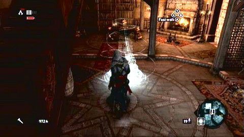 Wewnątrz swojej siedziby podejdź do białego stożka - Sekwencja 3 - Lost and Found (2) | Opis przejścia Assassins Creed Revelations - Assassins Creed: Revelations - poradnik do gry