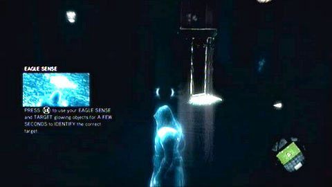 Musisz teraz skierować celownik na ukryte przejście z prawej - Sekwencja 3 - Lost and Found (3-5) | Opis przejścia Assassins Creed Revelations - Assassins Creed: Revelations - poradnik do gry