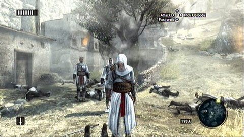 Aby jednak zdobyć pełną synchronizację, musisz najpierw uratować czwórkę cywilów - Sekwencja 3 - Lost and Found (7,8) | Opis przejścia Assassins Creed Revelations - Assassins Creed: Revelations - poradnik do gry