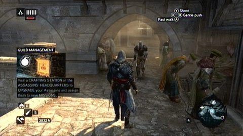 Po rozpoczęciu misji, podejdź do swego ucznia i porozmawiaj z nim (B) - Sekwencja 3 - Lost and Found (9,10) | Opis przejścia AC Revelations - Assassins Creed: Revelations - poradnik do gry