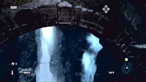 Ze samej góry zobaczysz wielki łuk składny, na który musisz wskoczyć - Sekwencja 4 - The Uncivil War (4,5) | Opis przejścia AC Revelations - Assassins Creed: Revelations - poradnik do gry