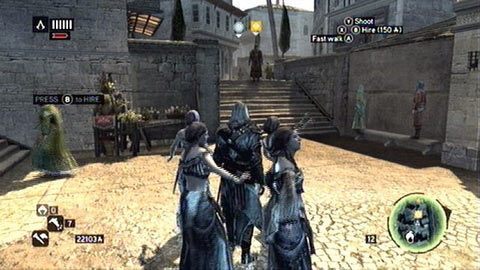 Podczas marszu natkniesz się jeszcze na kilka podobnych par strażników - Sekwencja 5 - Heir to The Empire (1,2) | Opis przejścia AC Revelations - Assassins Creed: Revelations - poradnik do gry