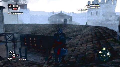 Wykańczając żołnierzy stojących na dachach, udaj się w stronę zaznaczonej na mapie zielonej strefy - Sekwencja 5 - Heir to The Empire (3) | Opis przejścia AC Revelations - Assassins Creed: Revelations - poradnik do gry