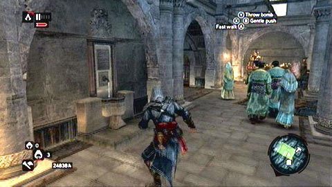 Po rozmowie z Sofią udaj się na wielki bazar i do zaznaczonej na mapie strefy - Sekwencja 5 - Heir to The Empire (4-6) | Opis przejścia AC Revelations - Assassins Creed: Revelations - poradnik do gry