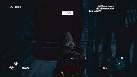 Kolejne co musisz zrobić, to wskoczyć na wiszący obok blok skalny - Sekwencja 6 - Fortunes Disfavor (6) | Opis przejścia AC Revelations - Assassins Creed: Revelations - poradnik do gry