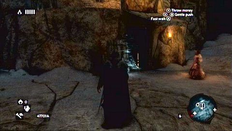 Po rozpoczęciu wspomnienia wbiegnij schodami na górę i podejdź do białego stożka - Sekwencja 7 - Underworld (1,2) | Opis przejścia Assassins Creed Revelations - Assassins Creed: Revelations - poradnik do gry