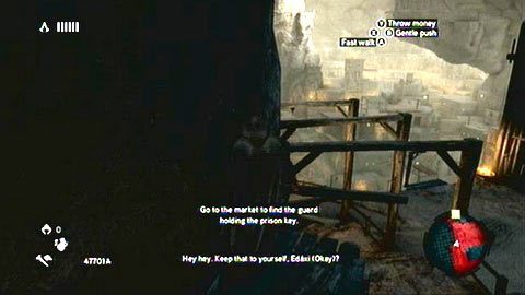 Gdy dobiegnie końca, udaj się z powrotem, cały czas trzymając lewej strony lokacji - Sekwencja 7 - Underworld (1,2) | Opis przejścia Assassins Creed Revelations - Assassins Creed: Revelations - poradnik do gry