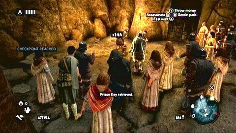 Odkryj go przy pomocy Eagle Sense, a następnie podejdź i zabierz przedmiot (A) - Sekwencja 7 - Underworld (1,2) | Opis przejścia Assassins Creed Revelations - Assassins Creed: Revelations - poradnik do gry