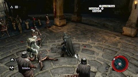 Wykończ go więc w standardowej walce, używając kilku kontrataków - Sekwencja 7 - Underworld (3,4) | Opis przejścia Assassins Creed Revelations - Assassins Creed: Revelations - poradnik do gry