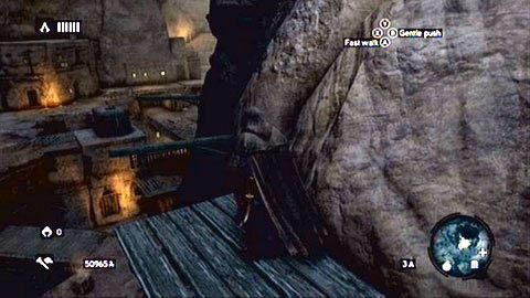 Gdy rozpocznie się wspomnienie, pobiegnij prosto przed siebie i wdrap się na szczyt kamiennej wieży - Sekwencja 7 - Underworld (3,4) | Opis przejścia Assassins Creed Revelations - Assassins Creed: Revelations - poradnik do gry