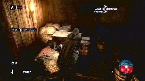 Eliminując kolejnych wrogów, udaj się w stronę zaznaczonej na mapie skrzynki - Sekwencja 7 - Underworld (3,4) | Opis przejścia Assassins Creed Revelations - Assassins Creed: Revelations - poradnik do gry