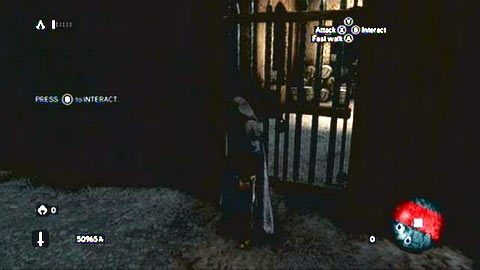 Aby dostać się do beczek, wejdź po schodach na górę, a następnie przejdź na drugi kraniec magazynu - Sekwencja 7 - Underworld (3,4) | Opis przejścia Assassins Creed Revelations - Assassins Creed: Revelations - poradnik do gry