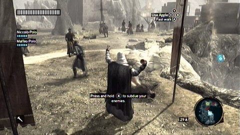 Wystarczy, że wciśniesz B, a błyskawicznie zabijesz wszystkich wrogów - Sekwencja 7 - Underworld (5-7) | Opis przejścia Assassins Creed Revelations - Assassins Creed: Revelations - poradnik do gry