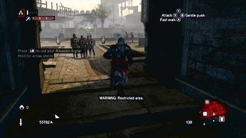 Podczas poszukiwań zrób sobie tylko krótką przerwę na zabicie pięciu strażników (zdobędziesz wtedy pełną synchronizację) - Sekwencja 8 - The End of An Era (1,2) | Opis przejścia AC Revelations - Assassins Creed: Revelations - poradnik do gry