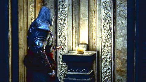 Jako Ezio, podejdź do świecącego przedmiotu, a ukończysz w ten sposób grę - Sekwencja 9 - Revelations | Opis przejścia Assassins Creed Revelations - Assassins Creed: Revelations - poradnik do gry