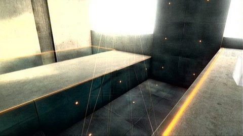 W kolejnym pomieszczeniu znajdują się ściany z pomarańczowymi punktami - Misje Desmonda (2) | Zadania dodatkowe Assassins Creed Revelations - Assassins Creed: Revelations - poradnik do gry