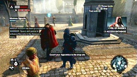 Udaj się razem z nim na nabrzeże, żeby pozbyć się ciała - Misje mistrzów (1,2) | Zadania dodatkowe Assassins Creed Revelations - Assassins Creed: Revelations - poradnik do gry