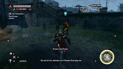 Po dłuższym marszu rozpocznie się krótka animacja - Misje mistrzów (3-5) | Zadania dodatkowe Assassins Creed Revelations - Assassins Creed: Revelations - poradnik do gry