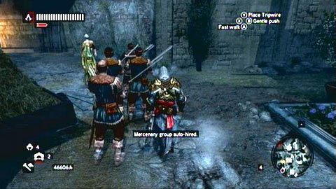 Na początku zadania podążaj za grupką najemników do zielonej strefy - Misje frakcji | Zadania dodatkowe Assassins Creed Revelations - Assassins Creed: Revelations - poradnik do gry