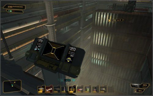 Póki co skoncentrujemy się jednak na wnętrzu statku - (2) Wariant pokojowy - Znajdź CIC - Ucieczka z patelni - Deus Ex: Human Revolution - The Missing Link - poradnik do gry