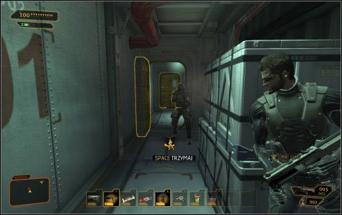 Przyszli przeciwnicy niewiele różnią się od poznanych - (3) Wariant agresywny - Znajdź port wypadowy - Ucieczka z patelni - Deus Ex: Human Revolution - The Missing Link - poradnik do gry