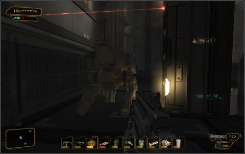 Nie zalecam wdawać się w nimi w potyczkę, chyba że masz przekonywujące argumenty w postaci np - (2) Wariant agresywny - Zbadaj skrzydło przesłuchań - W brzuchu bestii - Deus Ex: Human Revolution - The Missing Link - poradnik do gry