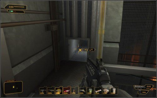 Cały plan spali jednak na panewce, kiedy wrócisz do windy - Wariant agresywny - Wybory - Deus Ex: Human Revolution - The Missing Link - poradnik do gry